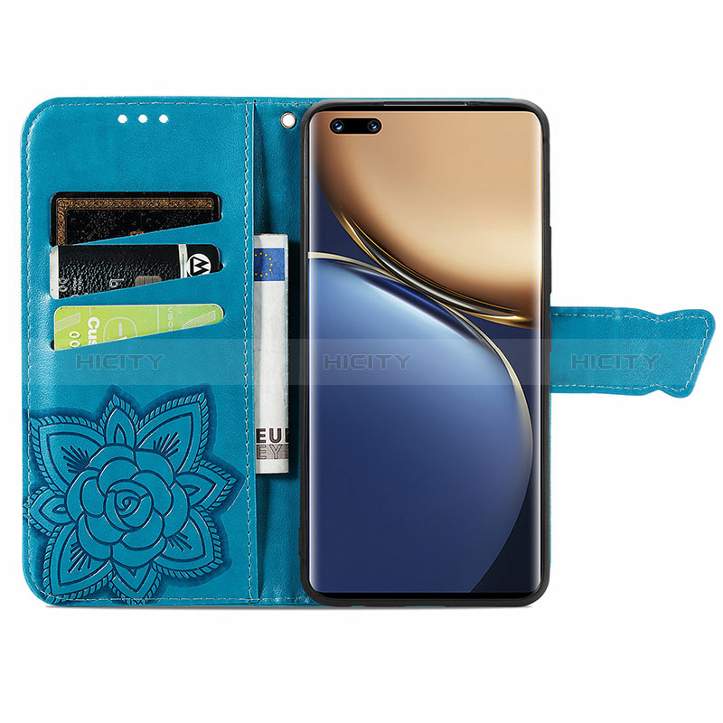 Funda de Cuero Cartera con Soporte Mariposa Carcasa S01D para Huawei Honor Magic3 Pro 5G