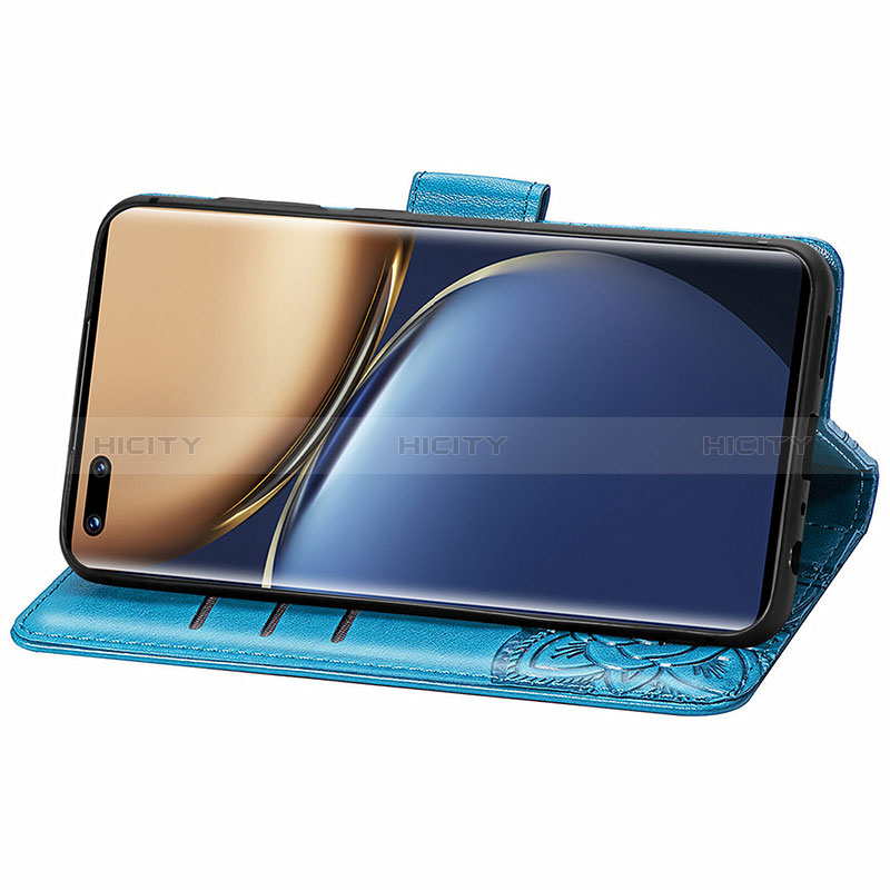 Funda de Cuero Cartera con Soporte Mariposa Carcasa S01D para Huawei Honor Magic3 Pro 5G