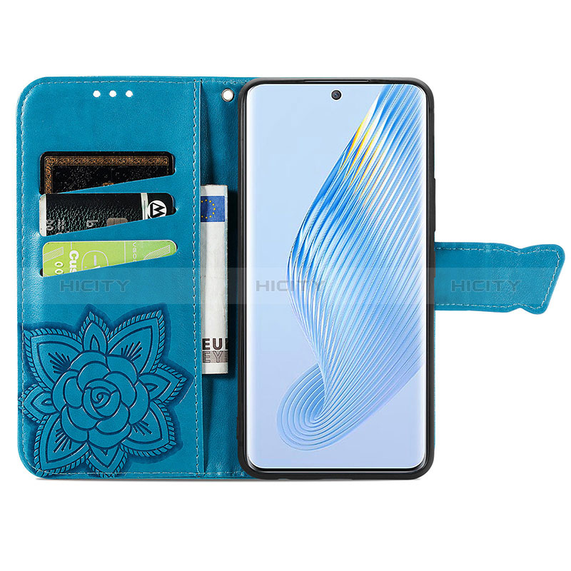 Funda de Cuero Cartera con Soporte Mariposa Carcasa S01D para Huawei Honor Magic5 5G