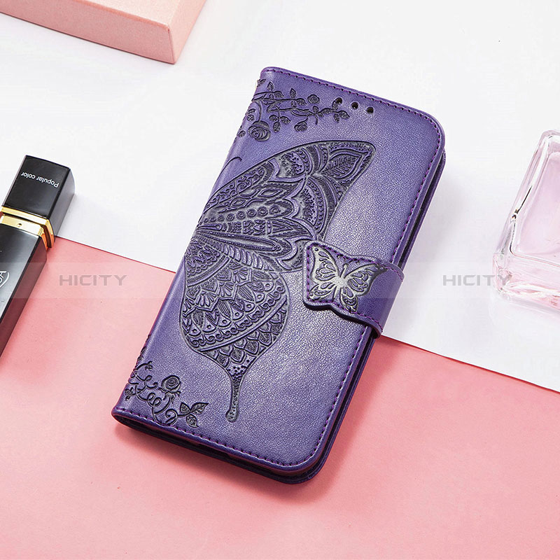 Funda de Cuero Cartera con Soporte Mariposa Carcasa S01D para Huawei Honor Magic5 Pro 5G