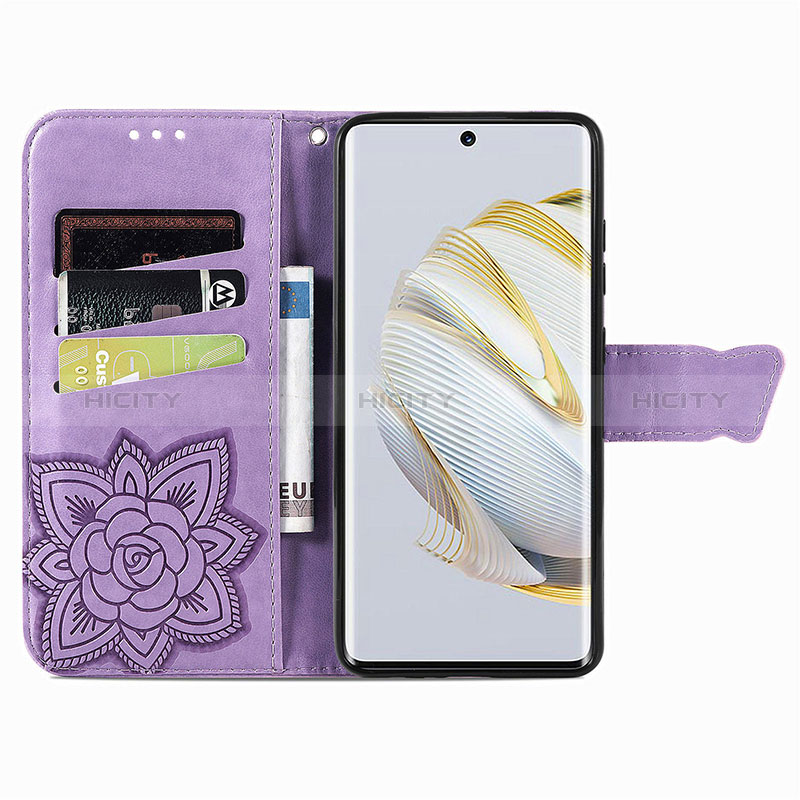 Funda de Cuero Cartera con Soporte Mariposa Carcasa S01D para Huawei Nova 10 SE