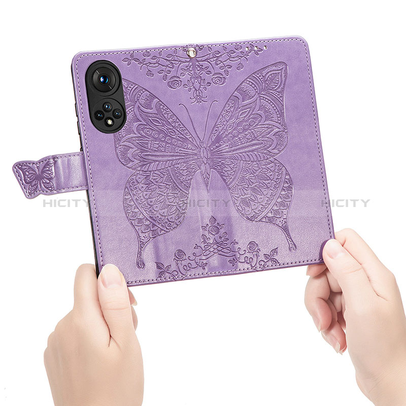 Funda de Cuero Cartera con Soporte Mariposa Carcasa S01D para Huawei Nova 9