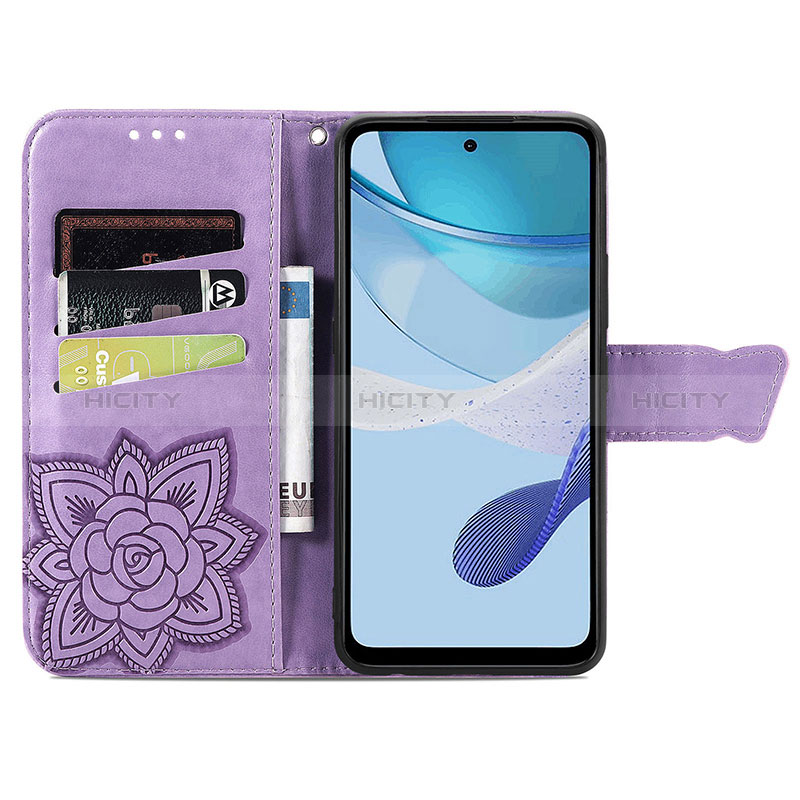 Funda de Cuero Cartera con Soporte Mariposa Carcasa S01D para Motorola Moto G 5G (2023)