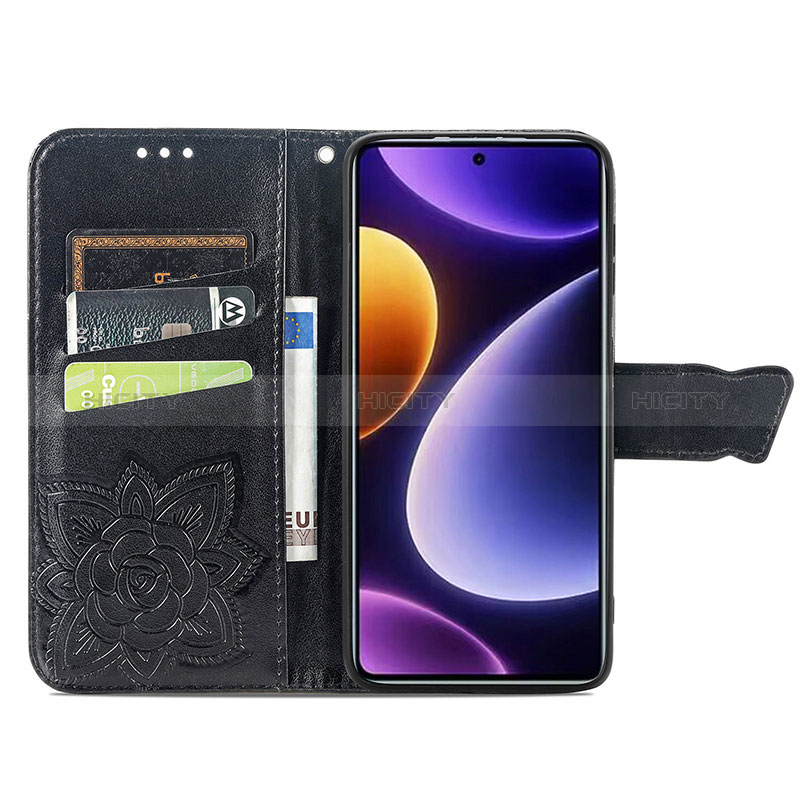 Funda de Cuero Cartera con Soporte Mariposa Carcasa S01D para Xiaomi Poco F5 5G