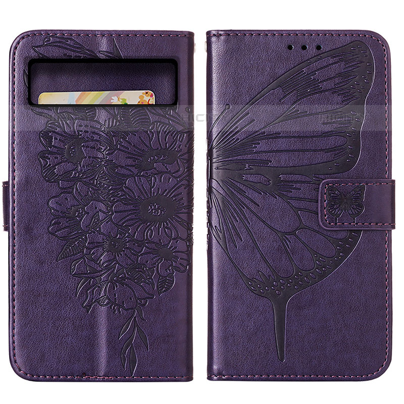 Funda de Cuero Cartera con Soporte Mariposa Carcasa Y01B para Google Pixel 8 5G