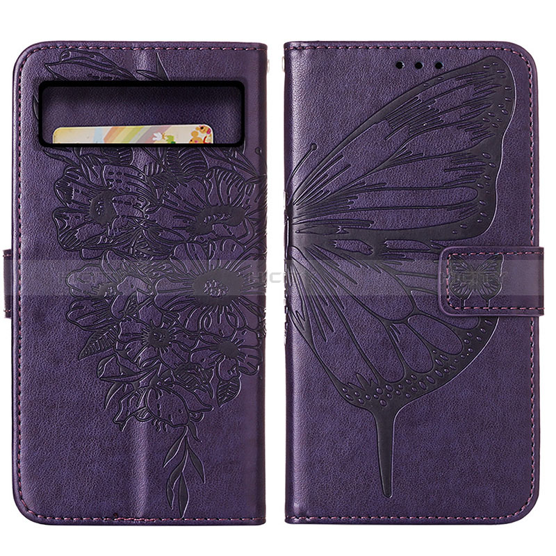 Funda de Cuero Cartera con Soporte Mariposa Carcasa Y01B para Google Pixel 8 Pro 5G