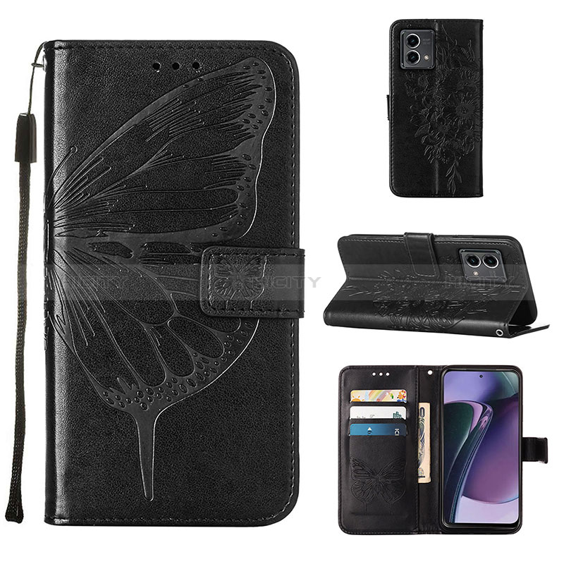 Funda de Cuero Cartera con Soporte Mariposa Carcasa Y01B para Motorola Moto G Stylus (2023) 4G