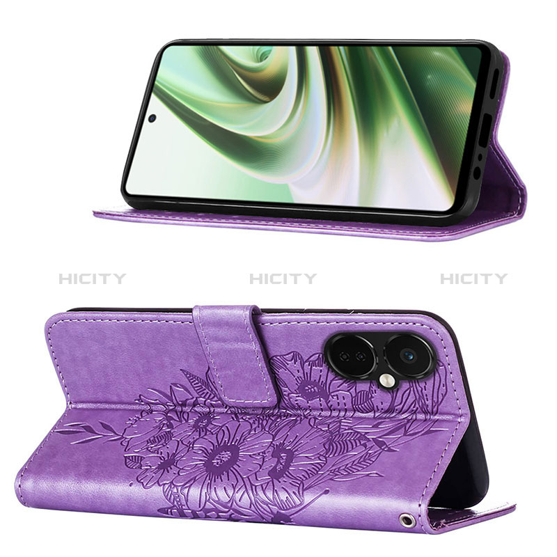 Funda de Cuero Cartera con Soporte Mariposa Carcasa Y01B para OnePlus Nord CE 3 Lite 5G