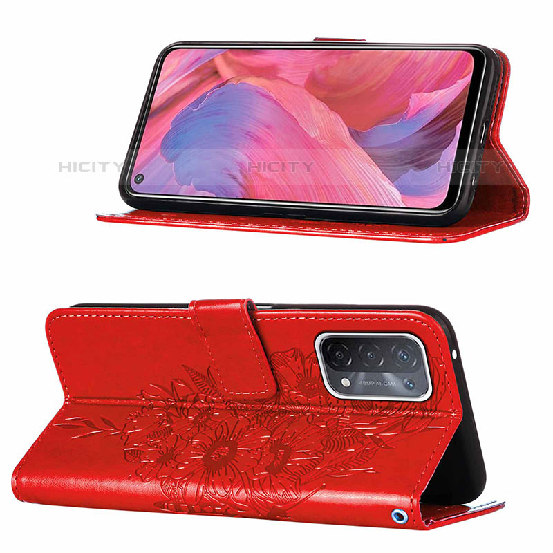 Funda de Cuero Cartera con Soporte Mariposa Carcasa Y01B para OnePlus Nord N200 5G