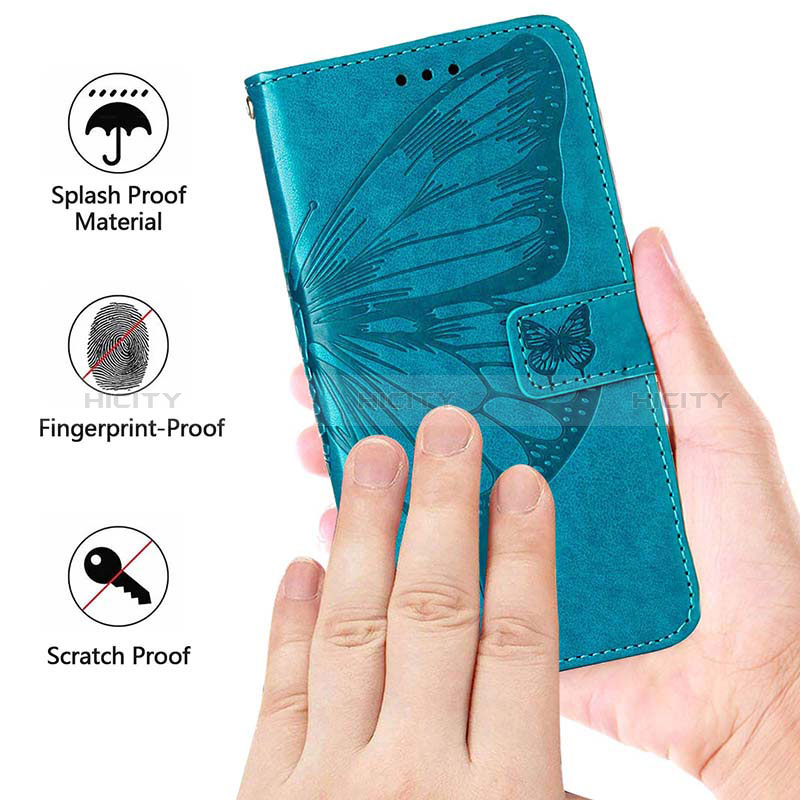 Funda de Cuero Cartera con Soporte Mariposa Carcasa Y01B para Oppo A16