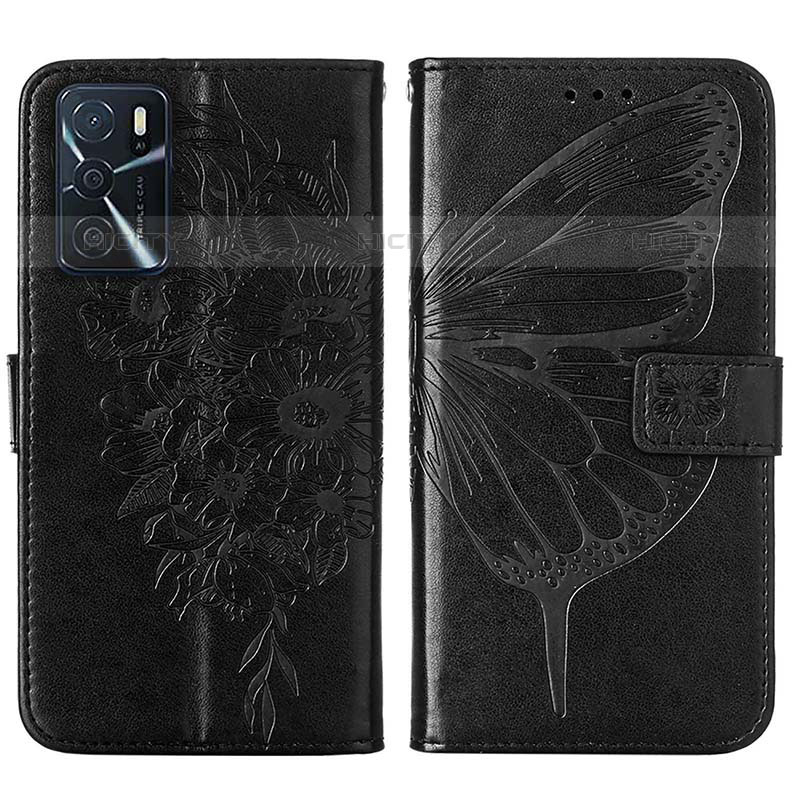 Funda de Cuero Cartera con Soporte Mariposa Carcasa Y01B para Oppo A54s