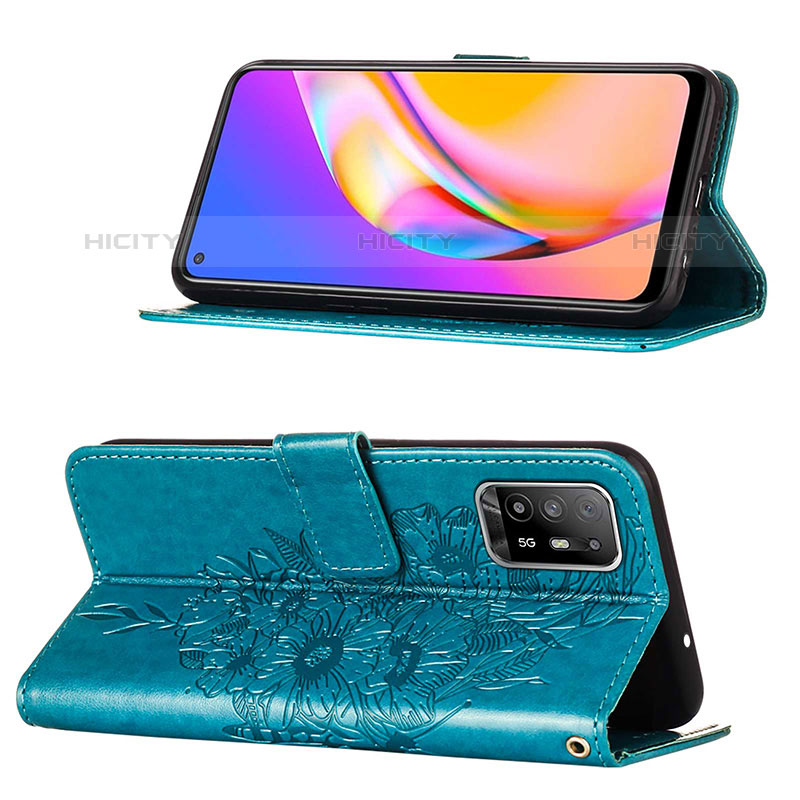 Funda de Cuero Cartera con Soporte Mariposa Carcasa Y01B para Oppo A94 5G