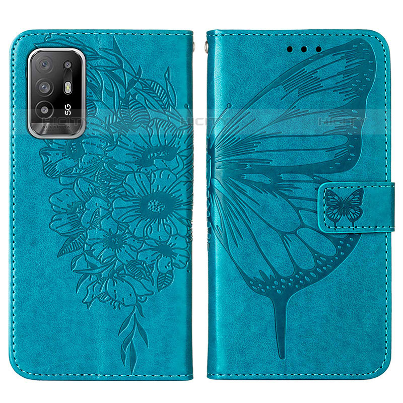 Funda de Cuero Cartera con Soporte Mariposa Carcasa Y01B para Oppo A94 5G