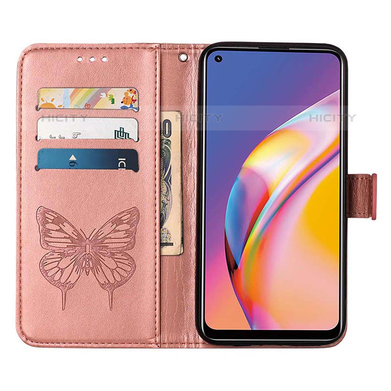 Funda de Cuero Cartera con Soporte Mariposa Carcasa Y01B para Oppo F19 Pro