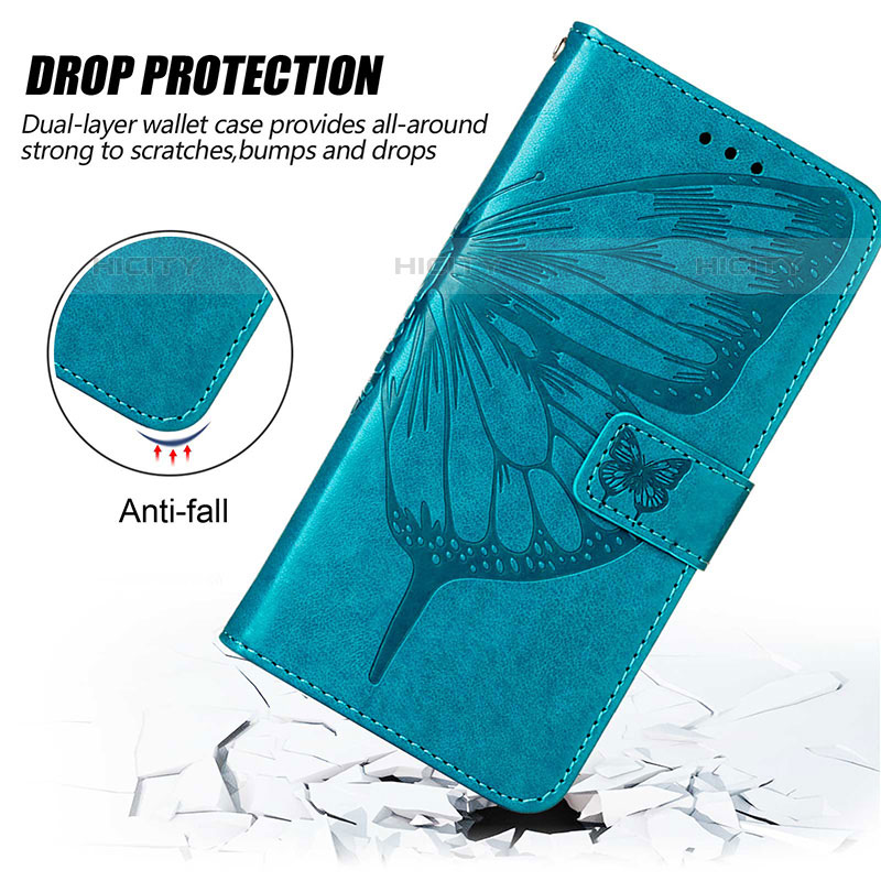 Funda de Cuero Cartera con Soporte Mariposa Carcasa Y01B para Oppo F19 Pro+ Plus 5G