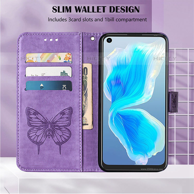 Funda de Cuero Cartera con Soporte Mariposa Carcasa Y01B para Oppo Find X5 Pro 5G