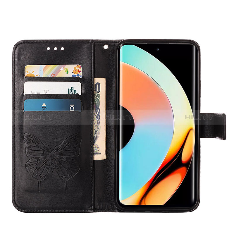 Funda de Cuero Cartera con Soporte Mariposa Carcasa Y01B para Realme 10 Pro+ Plus 5G