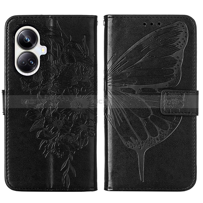 Funda de Cuero Cartera con Soporte Mariposa Carcasa Y01B para Realme 10 Pro+ Plus 5G