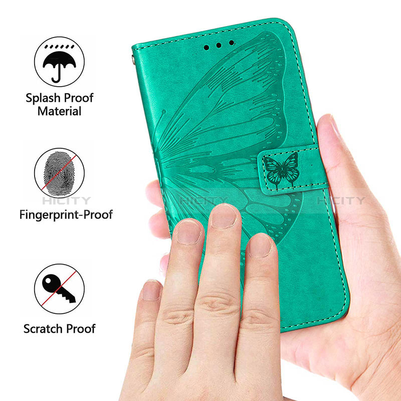 Funda de Cuero Cartera con Soporte Mariposa Carcasa Y01B para Realme 8 5G