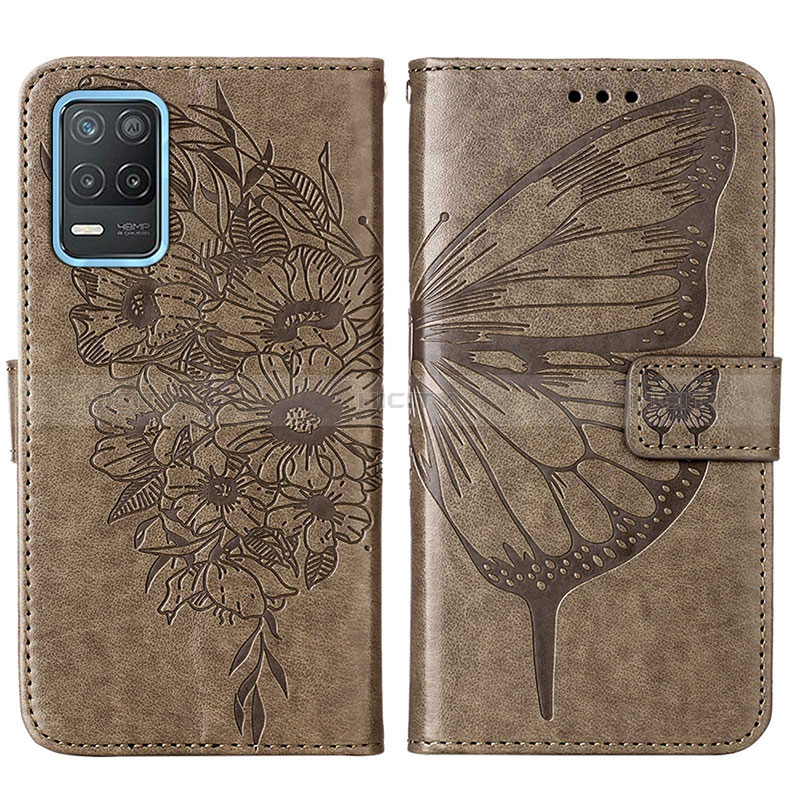 Funda de Cuero Cartera con Soporte Mariposa Carcasa Y01B para Realme 8 5G