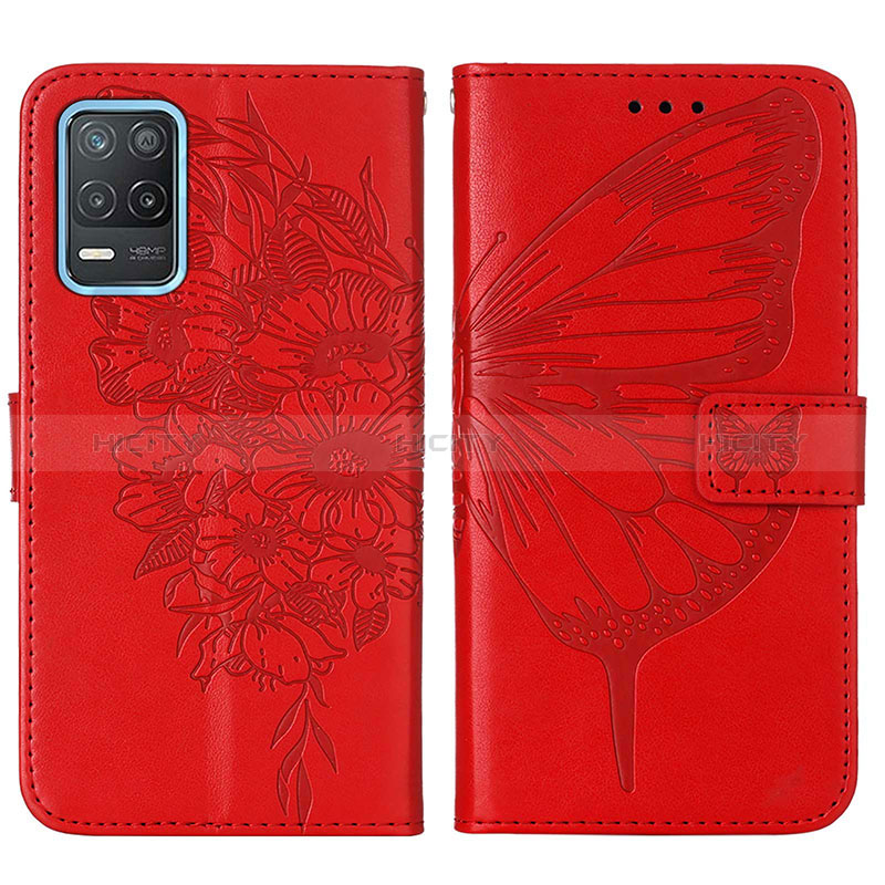 Funda de Cuero Cartera con Soporte Mariposa Carcasa Y01B para Realme 8 5G