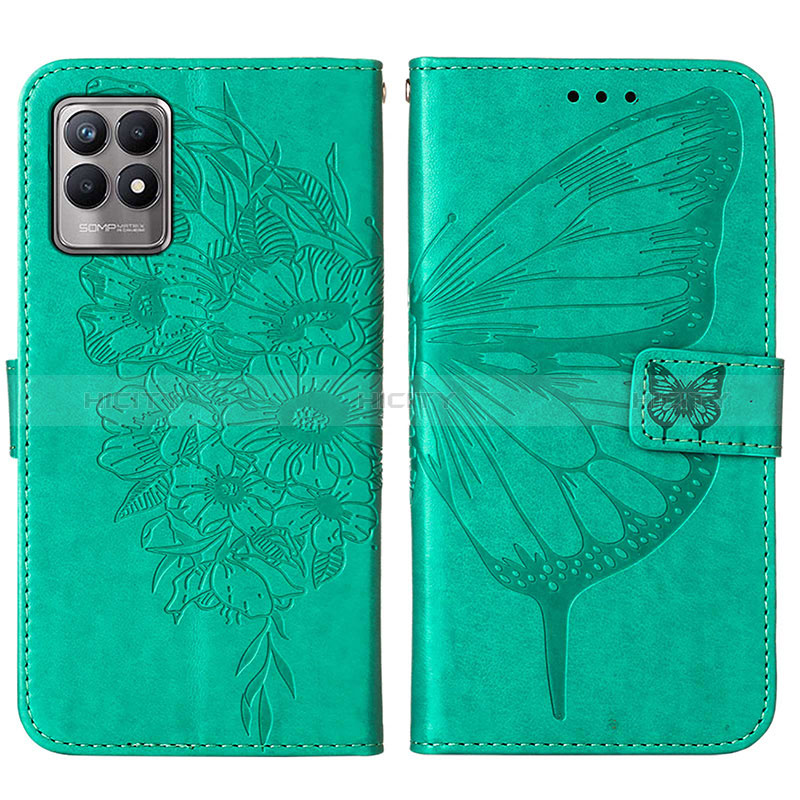 Funda de Cuero Cartera con Soporte Mariposa Carcasa Y01B para Realme 8i