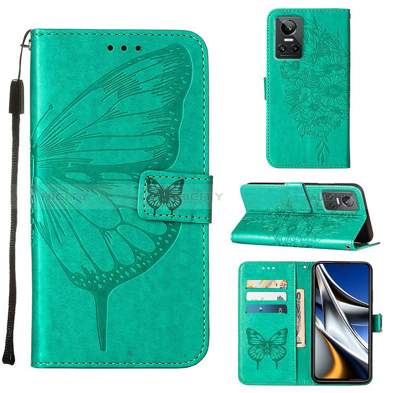 Funda de Cuero Cartera con Soporte Mariposa Carcasa Y01B para Realme GT Neo3 5G