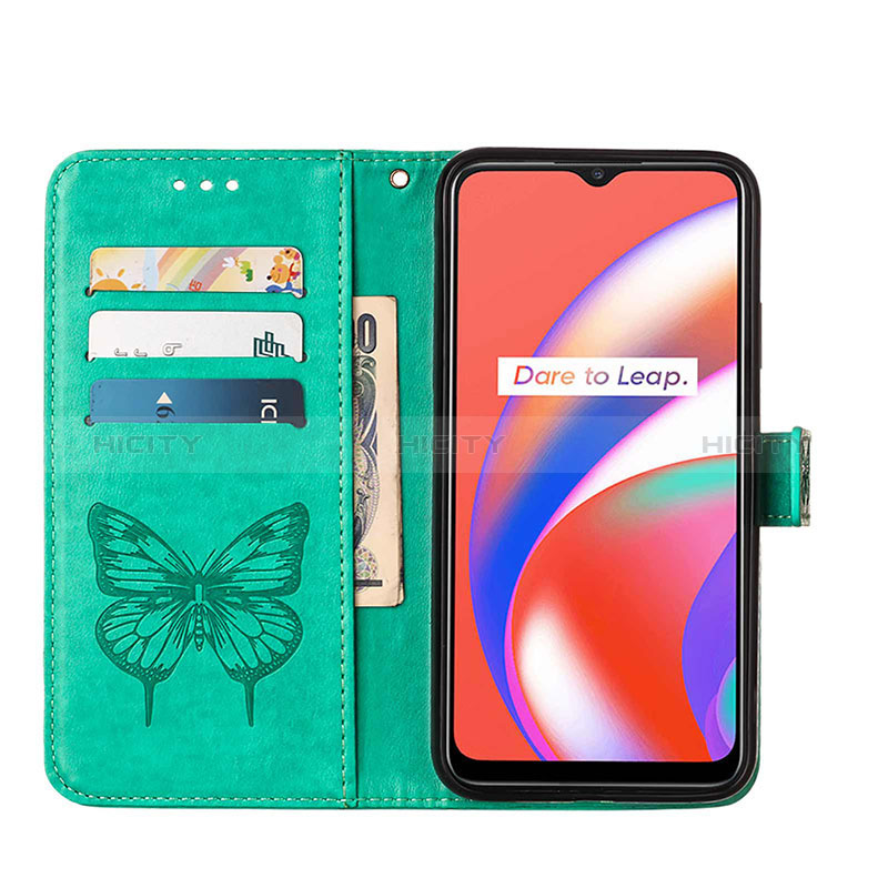 Funda de Cuero Cartera con Soporte Mariposa Carcasa Y01B para Realme Narzo 20