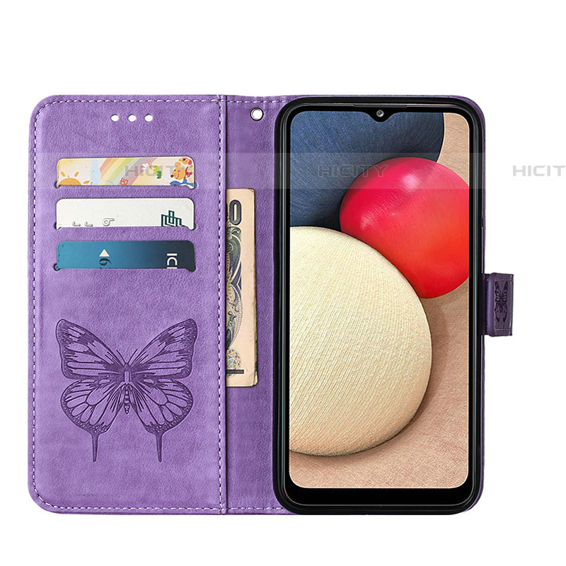 Funda de Cuero Cartera con Soporte Mariposa Carcasa Y01B para Samsung Galaxy A03s