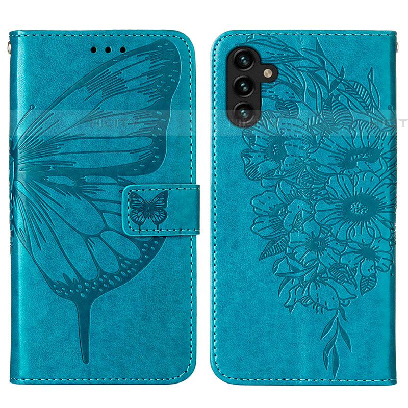 Funda de Cuero Cartera con Soporte Mariposa Carcasa Y01B para Samsung Galaxy A04s