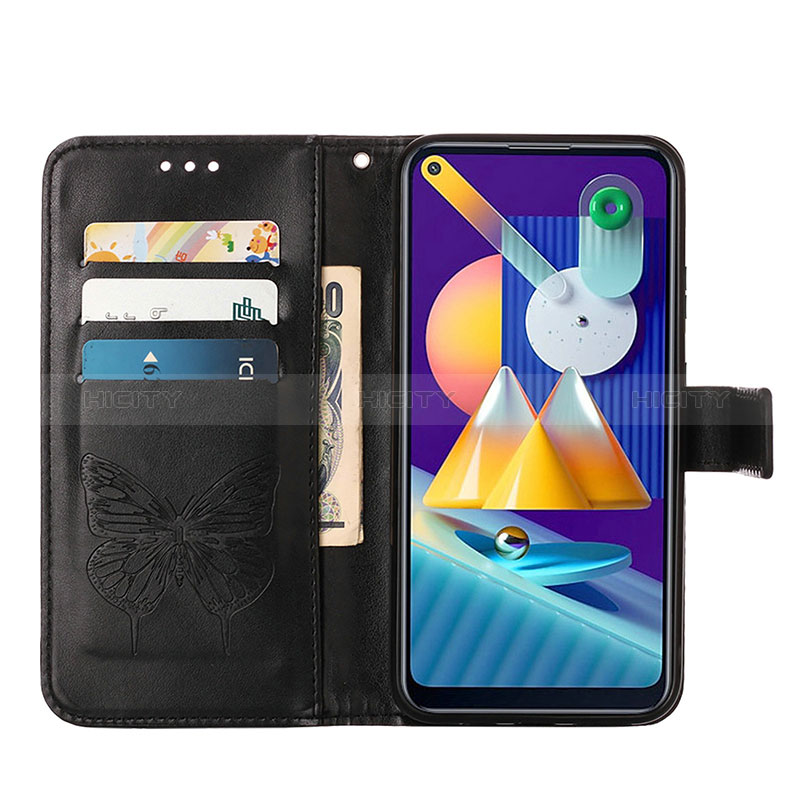 Funda de Cuero Cartera con Soporte Mariposa Carcasa Y01B para Samsung Galaxy A11