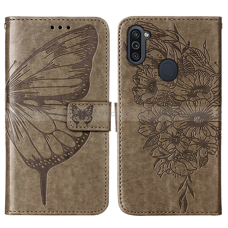 Funda de Cuero Cartera con Soporte Mariposa Carcasa Y01B para Samsung Galaxy A11