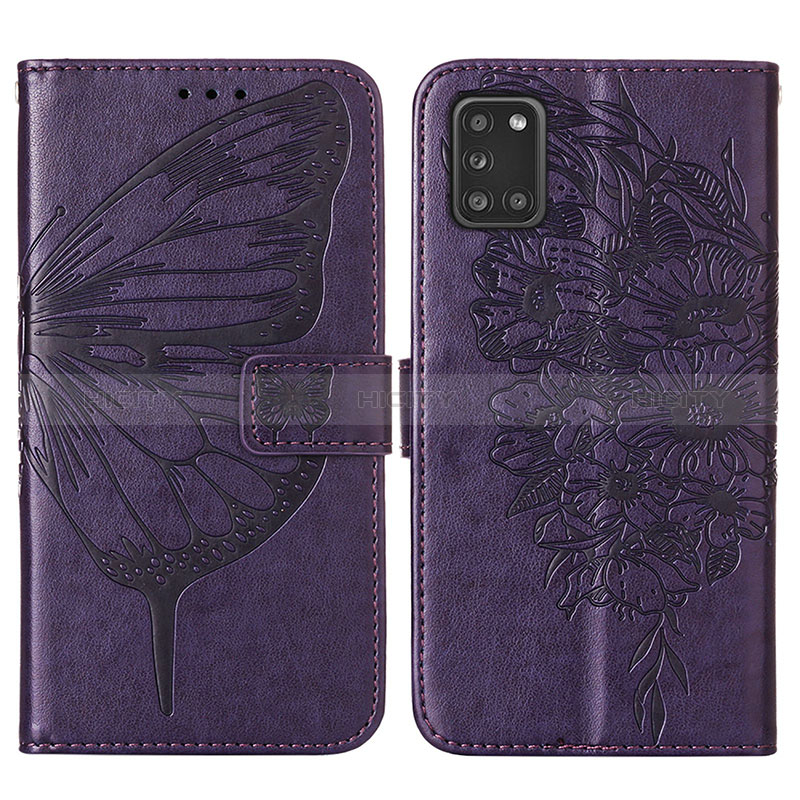 Funda de Cuero Cartera con Soporte Mariposa Carcasa Y01B para Samsung Galaxy A21s