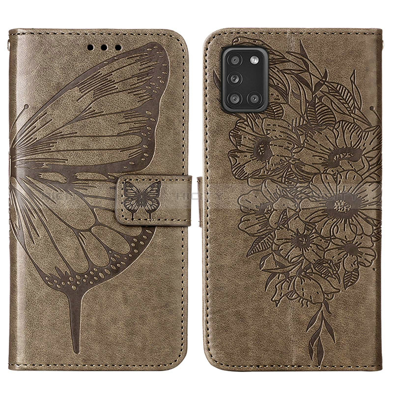 Funda de Cuero Cartera con Soporte Mariposa Carcasa Y01B para Samsung Galaxy A21s