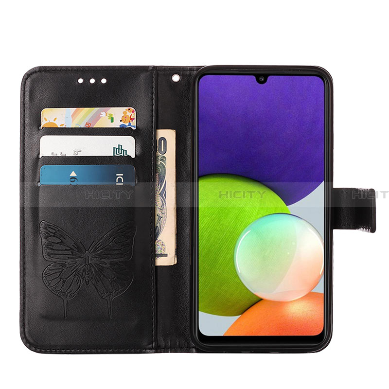 Funda de Cuero Cartera con Soporte Mariposa Carcasa Y01B para Samsung Galaxy A22 4G