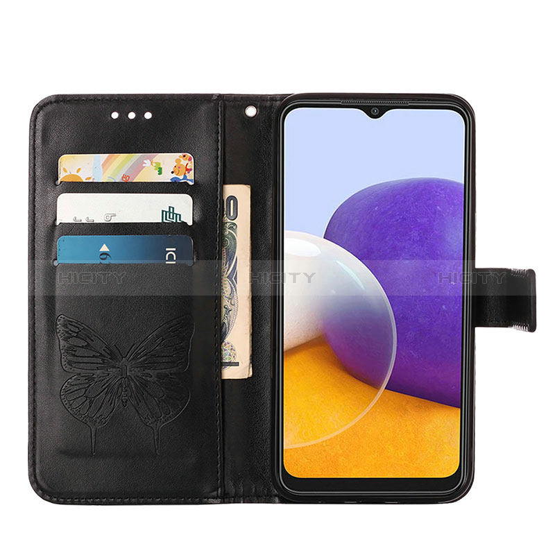 Funda de Cuero Cartera con Soporte Mariposa Carcasa Y01B para Samsung Galaxy A22s 5G