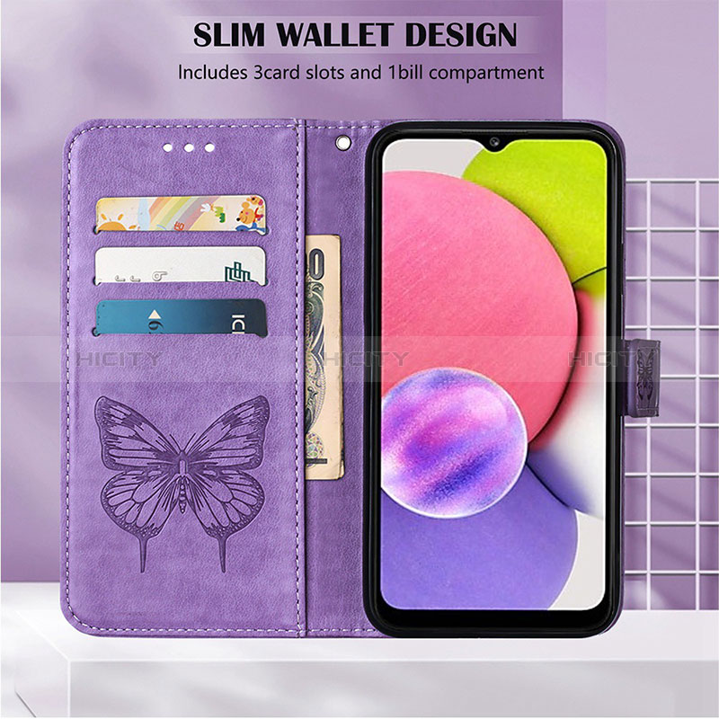 Funda de Cuero Cartera con Soporte Mariposa Carcasa Y01B para Samsung Galaxy A23 5G