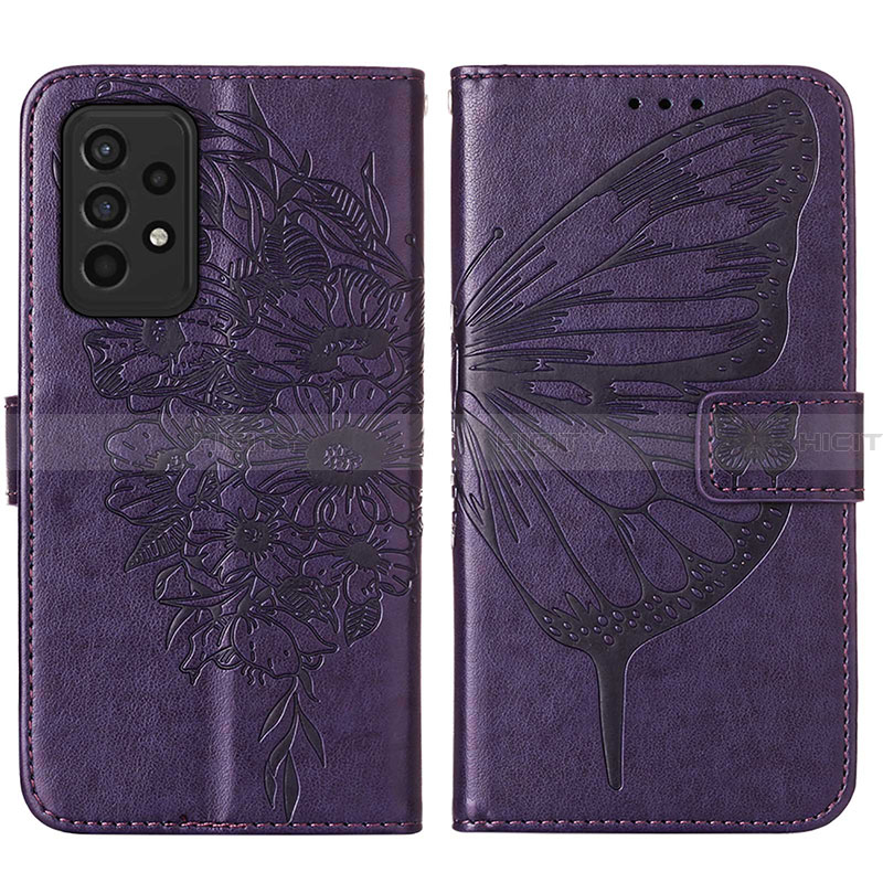 Funda de Cuero Cartera con Soporte Mariposa Carcasa Y01B para Samsung Galaxy A33 5G