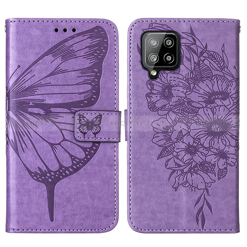 Funda de Cuero Cartera con Soporte Mariposa Carcasa Y01B para Samsung Galaxy A42 5G