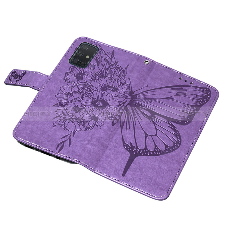 Funda de Cuero Cartera con Soporte Mariposa Carcasa Y01B para Samsung Galaxy A51 4G