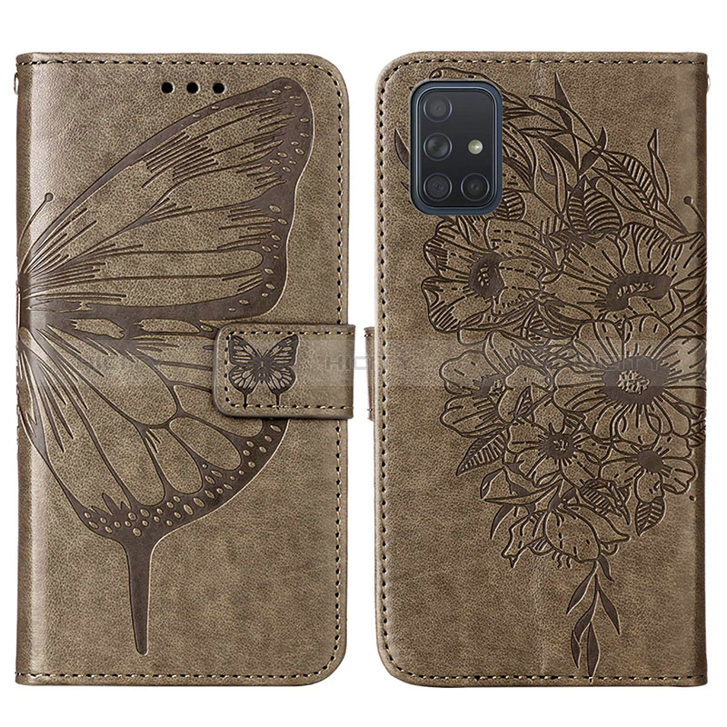 Funda de Cuero Cartera con Soporte Mariposa Carcasa Y01B para Samsung Galaxy A51 4G