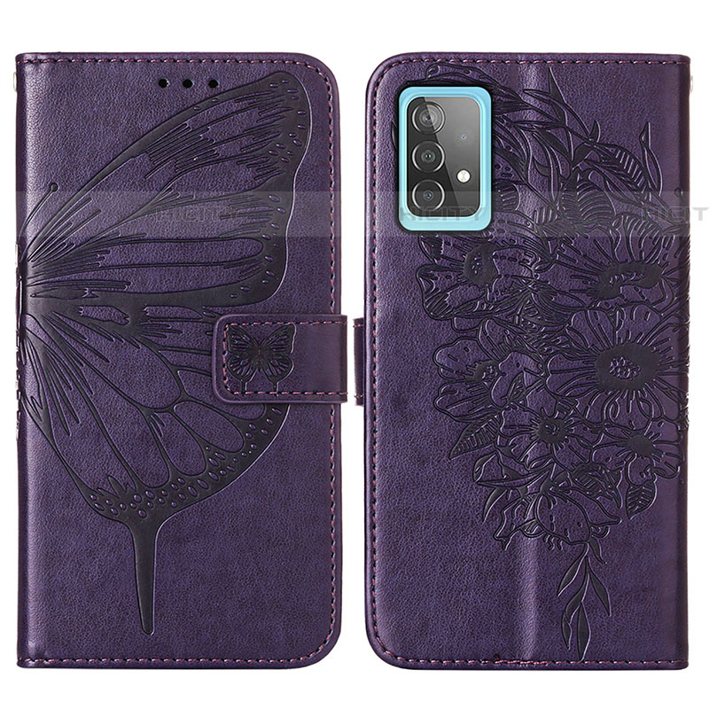 Funda de Cuero Cartera con Soporte Mariposa Carcasa Y01B para Samsung Galaxy A52 5G