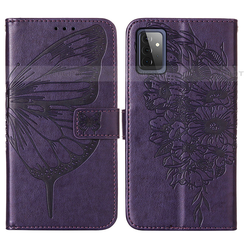 Funda de Cuero Cartera con Soporte Mariposa Carcasa Y01B para Samsung Galaxy A72 5G