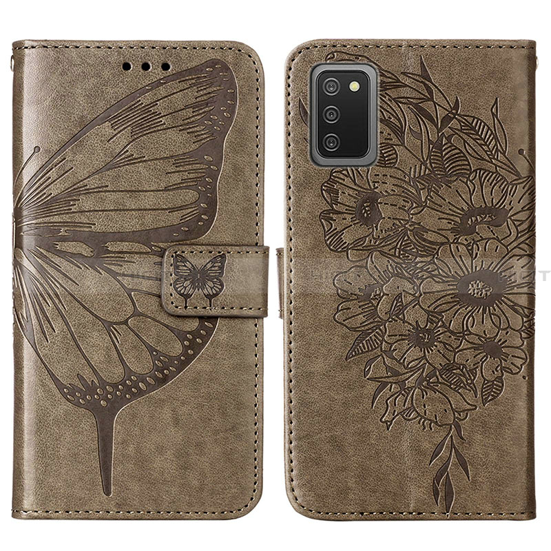 Funda de Cuero Cartera con Soporte Mariposa Carcasa Y01B para Samsung Galaxy F02S SM-E025F