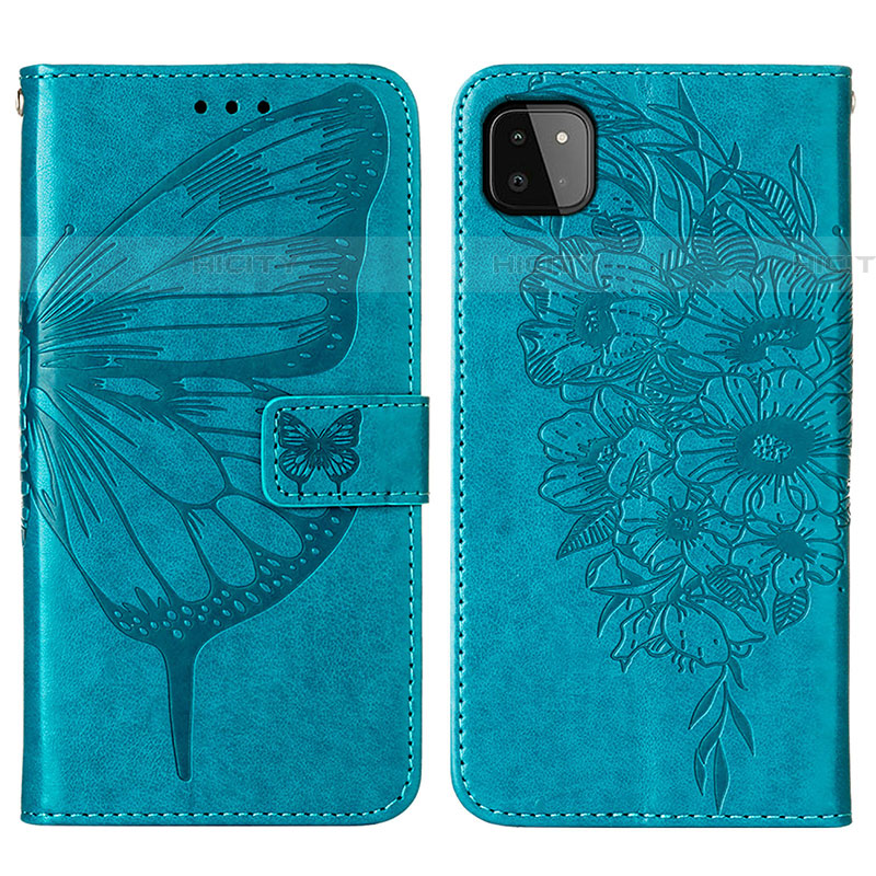 Funda de Cuero Cartera con Soporte Mariposa Carcasa Y01B para Samsung Galaxy F42 5G