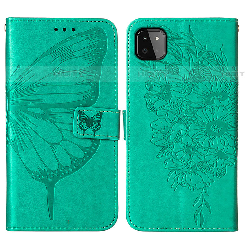 Funda de Cuero Cartera con Soporte Mariposa Carcasa Y01B para Samsung Galaxy F42 5G