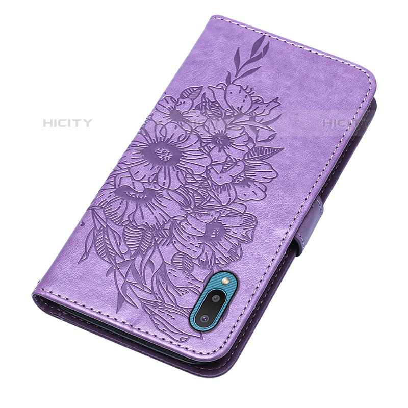 Funda de Cuero Cartera con Soporte Mariposa Carcasa Y01B para Samsung Galaxy M02