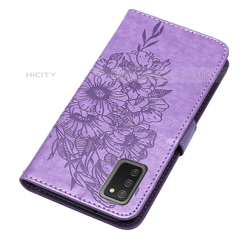 Funda de Cuero Cartera con Soporte Mariposa Carcasa Y01B para Samsung Galaxy M02s