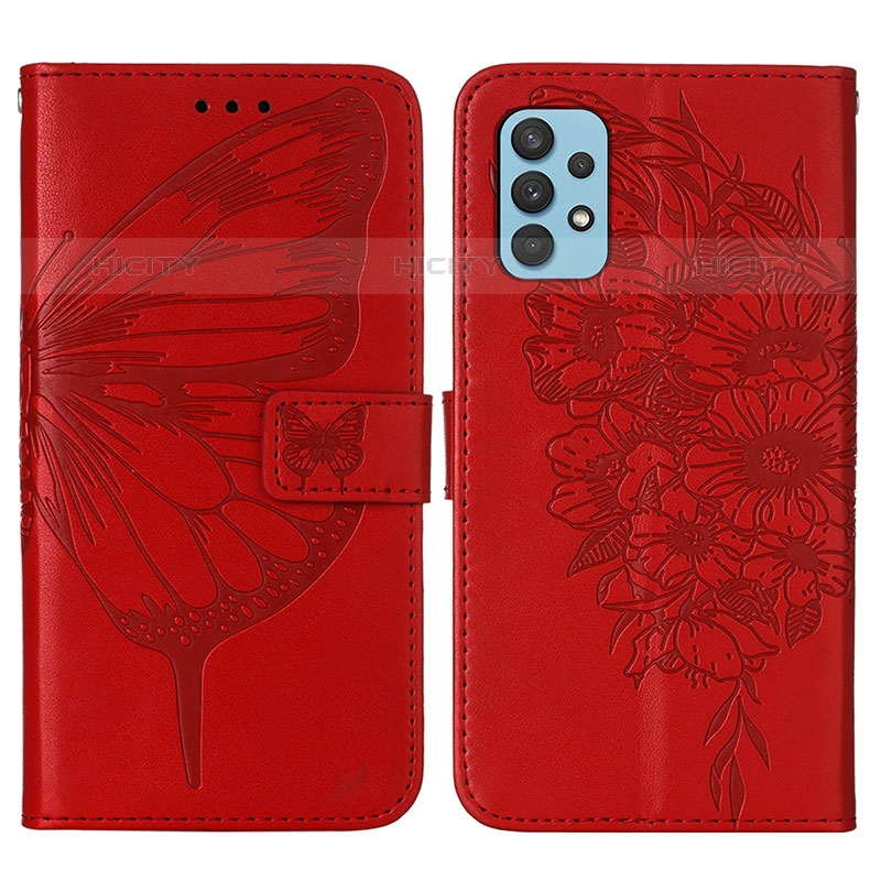 Funda de Cuero Cartera con Soporte Mariposa Carcasa Y01B para Samsung Galaxy M32 5G