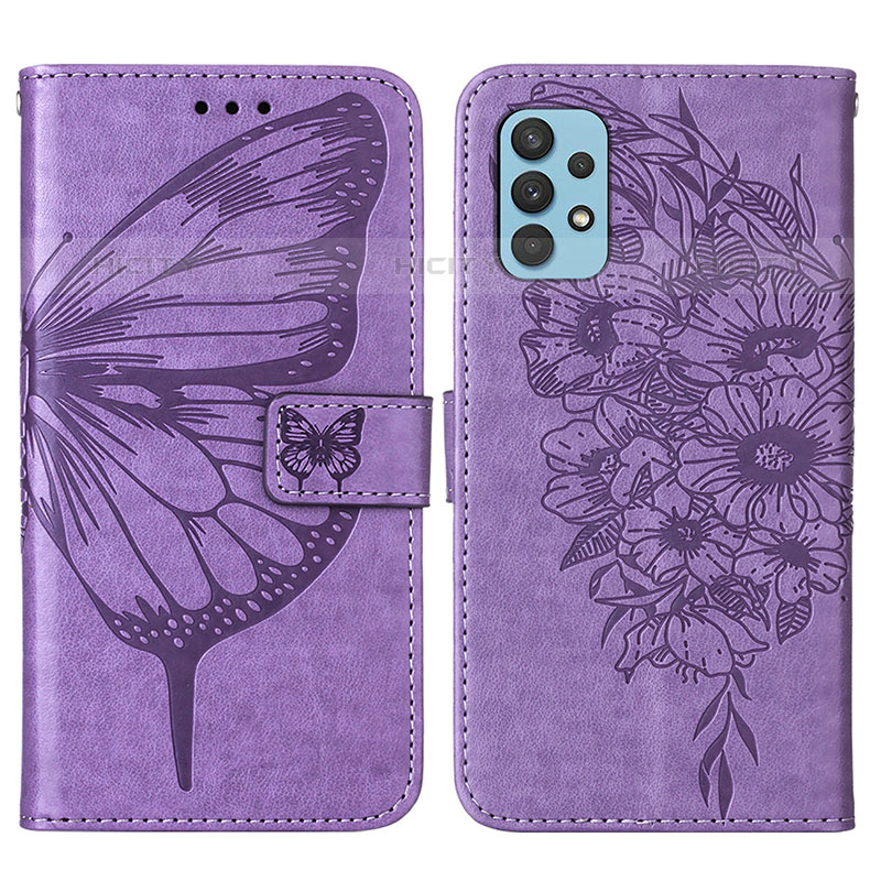 Funda de Cuero Cartera con Soporte Mariposa Carcasa Y01B para Samsung Galaxy M32 5G